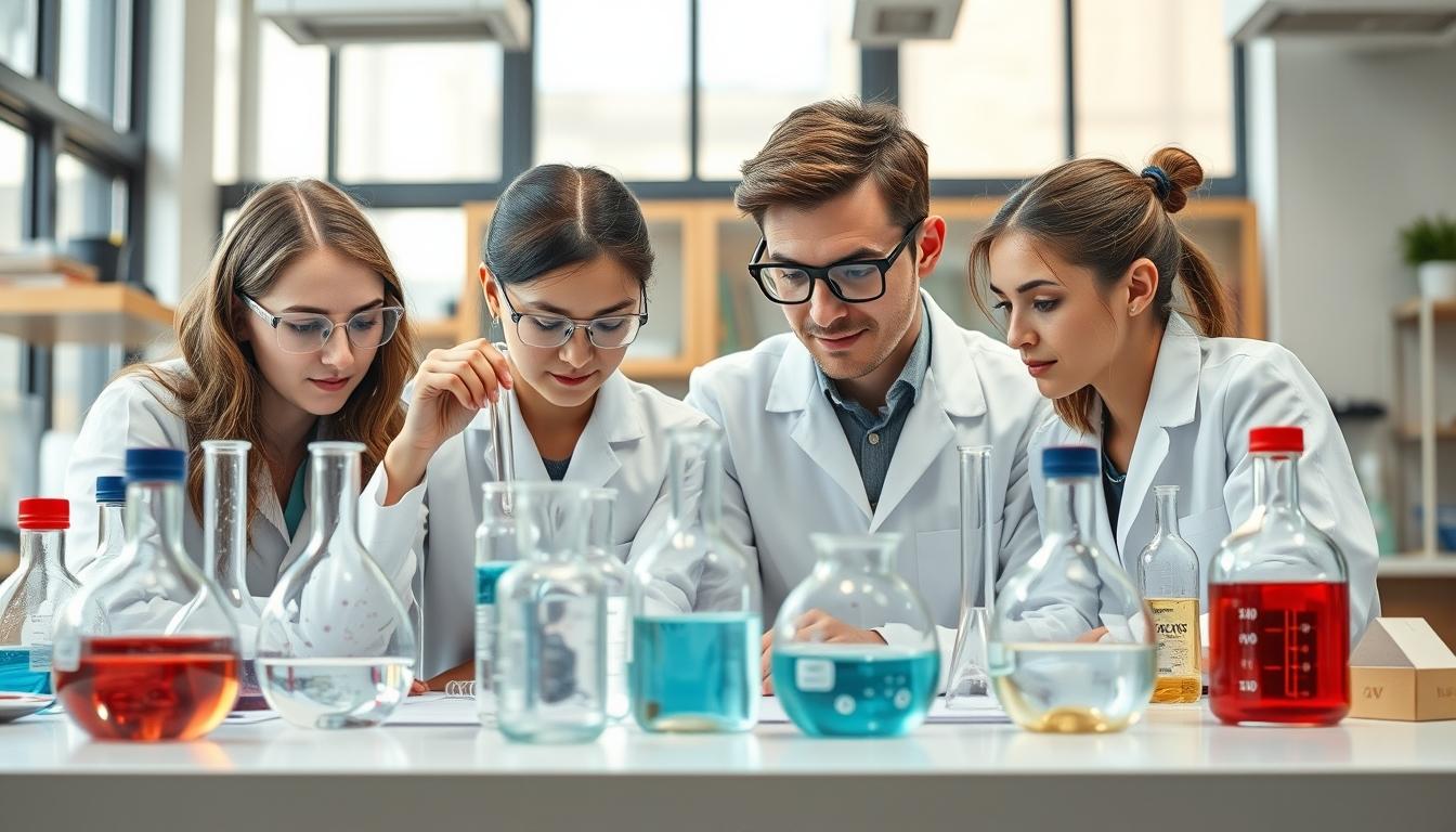 Student developing practical and academic skills